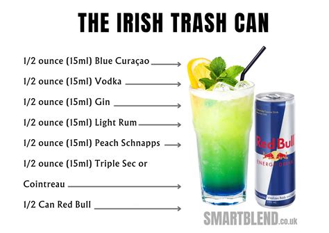 irish trash can recipe|wild bull drink.